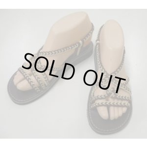 画像: 【アウトレット】エスニック編み紐サンダルtypeD サイズM