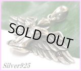 画像: ガーネット付ヌーディエンジェル堕天使ペンダント