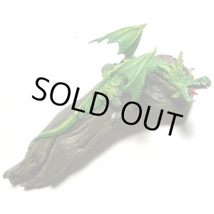 画像: 木製ドラゴン×天然木オブジェ　訳あり品　