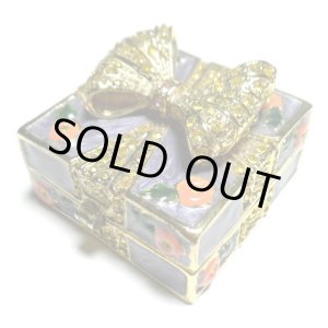 画像: アンティークジュエリーボックス　リボン