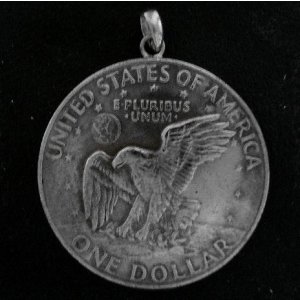 画像: アメリカ１ドルコイン ペンダントB　38mm