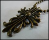 画像: キーパークロス　メタルネックレス真鍮色