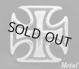 画像: アイアンクロス　メタルコンチョ　直径　28mm 