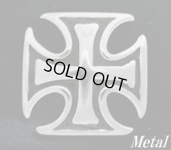 画像1: アイアンクロス　メタルコンチョ　直径　28mm 