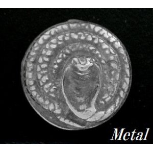 画像: キングコブラ メタルコンチョ　直径　23mm 