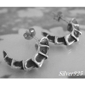 画像: シルバーピアス　獣爪