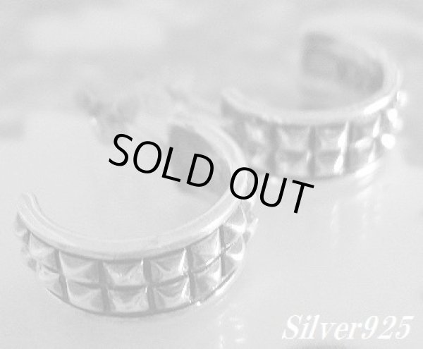 画像1: シルバーピアス スタッズ風