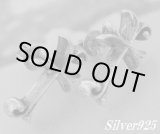 画像: シルバーピアス　アラベスククロス