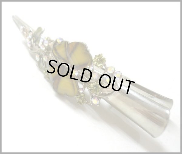 画像1: ラインストーン ヘアクリップ コンコルドtypeN