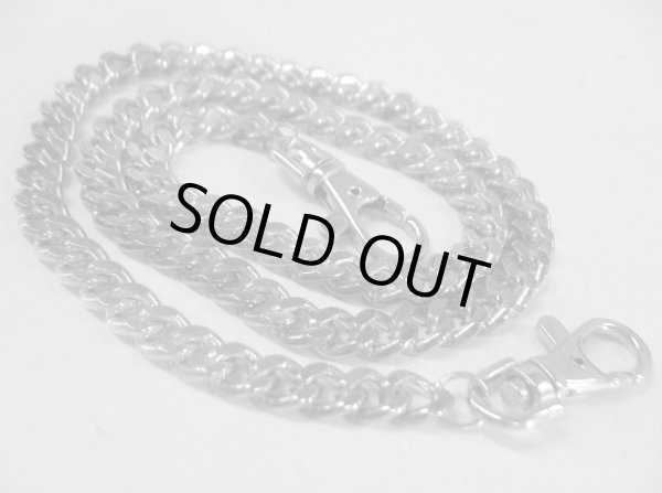 画像1: カット喜平　メタルウォレットチェーン ロング