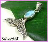 画像: ラリマー　ドルフィンテールペンダント 