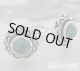画像: シルバーピアス ターコイズ 