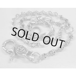 画像: silverスカル＆クロウウォレットチェーン