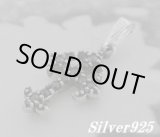 画像: ブラックジルコニア付クロス トップ