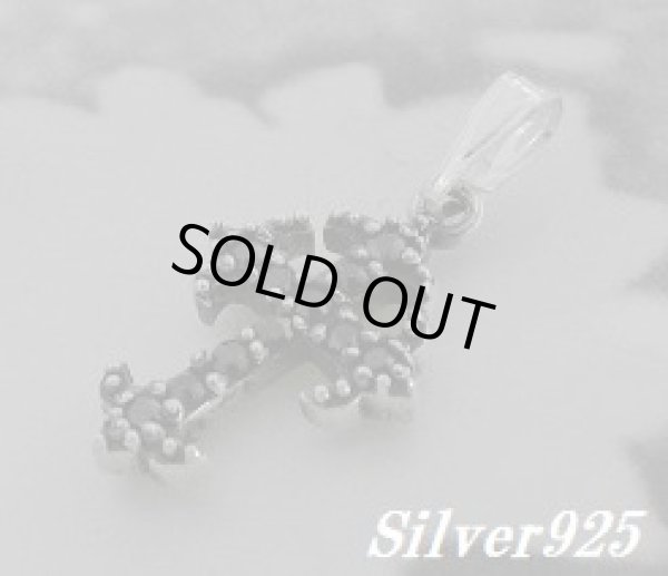 画像1: ブラックジルコニア付クロス トップ