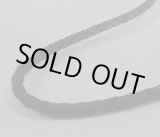 画像: 合皮編みチェーン[黒]47ｃｍ＋アジャスター7cm