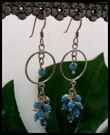 画像: シルバーピアス　ターコイズ