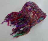 画像: タイ製　ハンドメイドロングシルクマフラーB