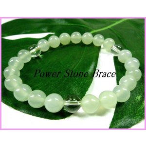 画像: ネフライト8mm　天然石ブレス サイズS/M/L