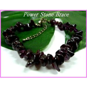 画像: ガーネットさざれ　天然石ブレス