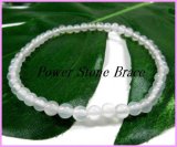 画像: ホワイトオニキス4mm　天然石ブレス