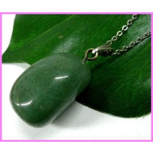 画像: インド翡翠 タンブルネックレス 40cm/45cm