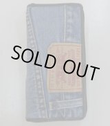 画像: ジーンズリメイクデニム ハンドメイドウォレット ファスナータイプ