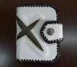 画像: 牛革×エイ革スティングレイmix　レザーウォレット