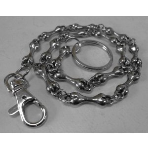 画像: ボーン メタルウォレットチェーン