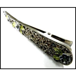 画像: ラインストーン ヘアクリップ コンコルドtypeN