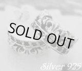 画像: シルバーピアス ブラックジルコニア クラウン