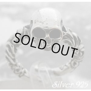 画像: トライバルクロウスカル　リング