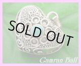 画像: 天然石ターコイズ付ガムランボール　プチハート