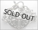 画像: ヘビー級トラビススカルブレス　レッドジルコニア