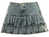 画像: 【アウトレット】NongJoJeansデニムティアードスカート　サイズＳ