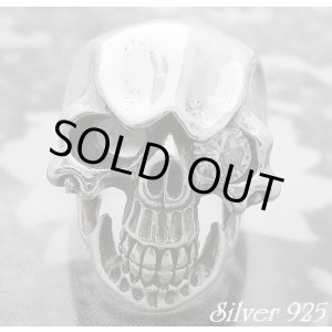 画像: ジルコニア付アイホールスカル　リング