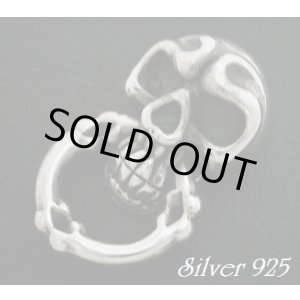 画像: silver925ハードスカル　ドロップハンドル