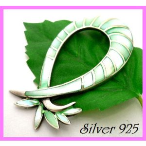 画像: シェルペンダントL　グリーン