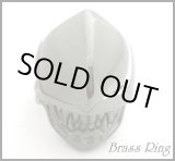 画像: Brassエイリアンリング　ブラックロジウムコート