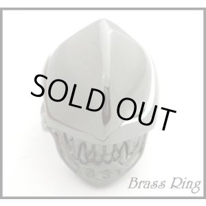 画像: Brassエイリアンリング　ブラックロジウムコート