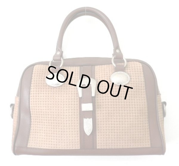 画像1: 牛革ハンドバッグ