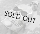 画像: 超特大スカル　ガーネット入り　トップ