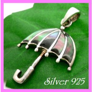 画像: シェルペンダント　アンブレラ　黒蝶貝