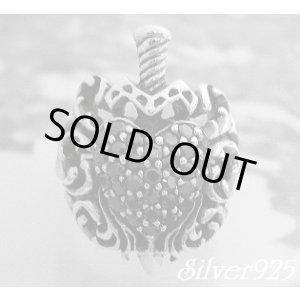 画像: ブラックジルコニア入りロイヤルハートリング