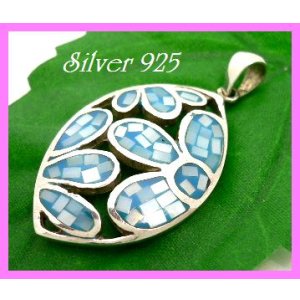 画像: シェルペンダント　透かしフラワー