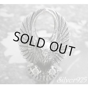 画像: 大鷲ジルコニアキャッチ大羽根イーグルリング