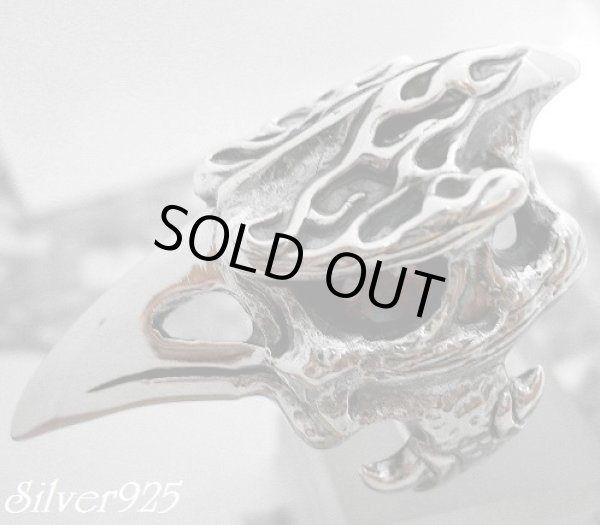 画像1: ガーネット入りイーグルヘッドリング