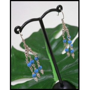 画像: シルバーピアス　ターコイズ