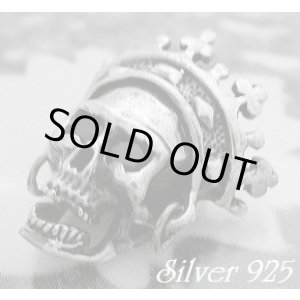 画像: クラウンピアススカル オニキス　トップ