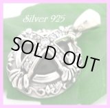 画像: オニキス　アーマードクロスペンダント　ジルコニア付き